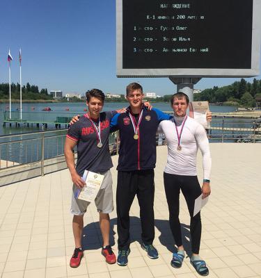 Рязанские гребцы завоевали две медали юниорского первенства России в спринте